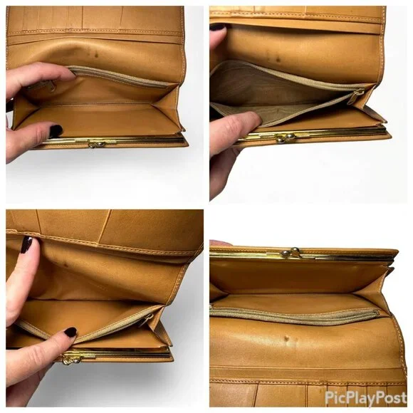 CELINE Canvas Brown Macadam Long Wallet - Picture 16 of 16